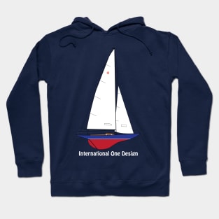 International One Design - IOD - Sailboat Hoodie